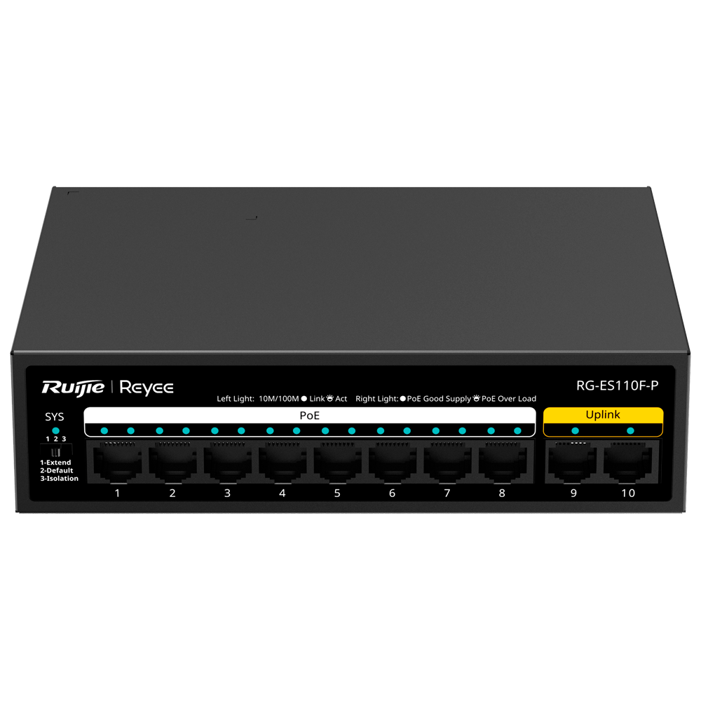 Reyee Switch PoE ES110F-P