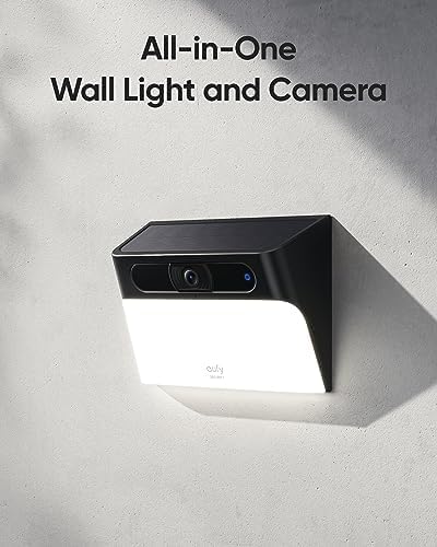 EUFY-SOLARWALL-LIGHTCAM-S120 Cámara con foco solar Resolución 2K Batería solar 5200 mAh