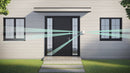 Detector PIR tipo cortina dual DUALCURTAINOUTDOOR